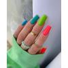 Kép 4/5 - 445 Semilac Uv Hybrid gél lakk - Tropical Flamingo  7ml