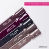 Kép 5/8 - Semilac Top No Wipe - T20  Black Sprinkles 7ml