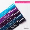 Kép 8/8 - Semilac Top No Wipe - T19  White Sprinkles 7ml