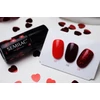 Kép 6/6 - 318 Semilac Uv Hybrid gél lakk Burgundy Red Glitter  7ml