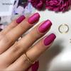 Kép 6/6 - 348 Semilac Uv Hybrid gél lakk Charming Ruby Glitter  7ml