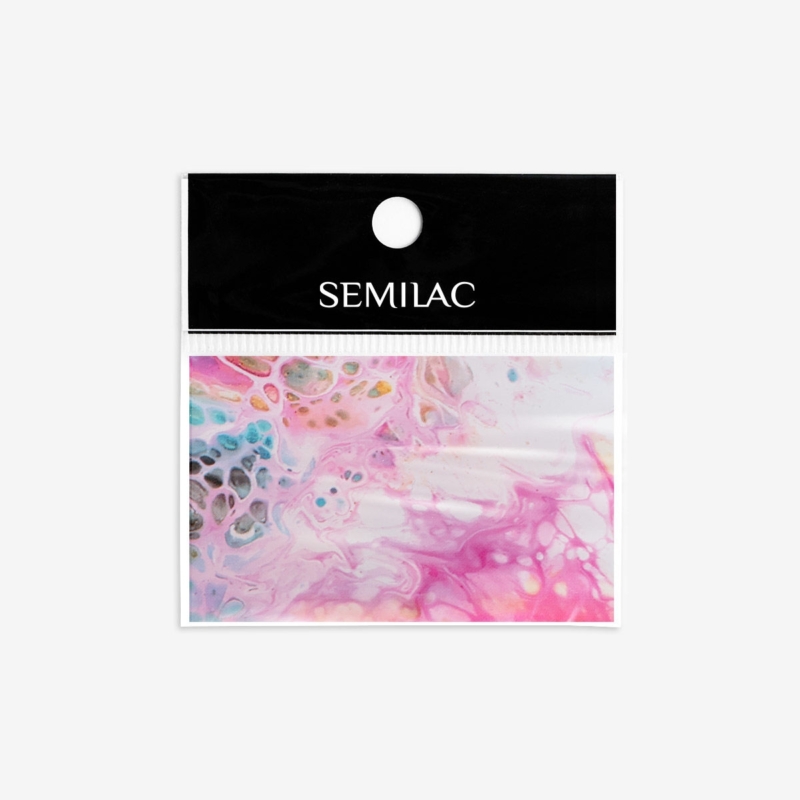 08 Semilac Transzfer fólia - Rainbow Marble