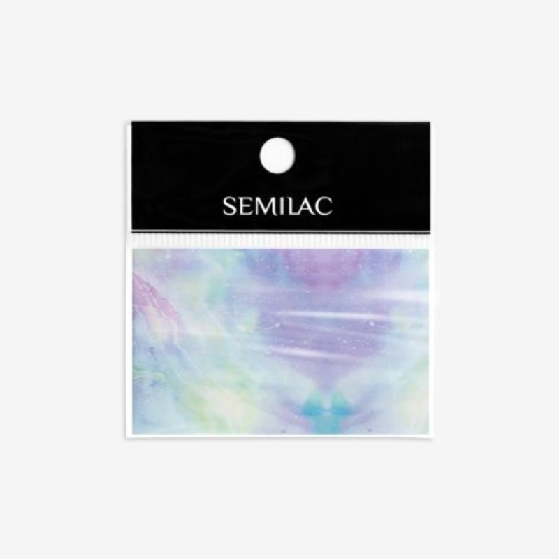 09 Semilac Transzfer fólia - Pink & Blue Marble