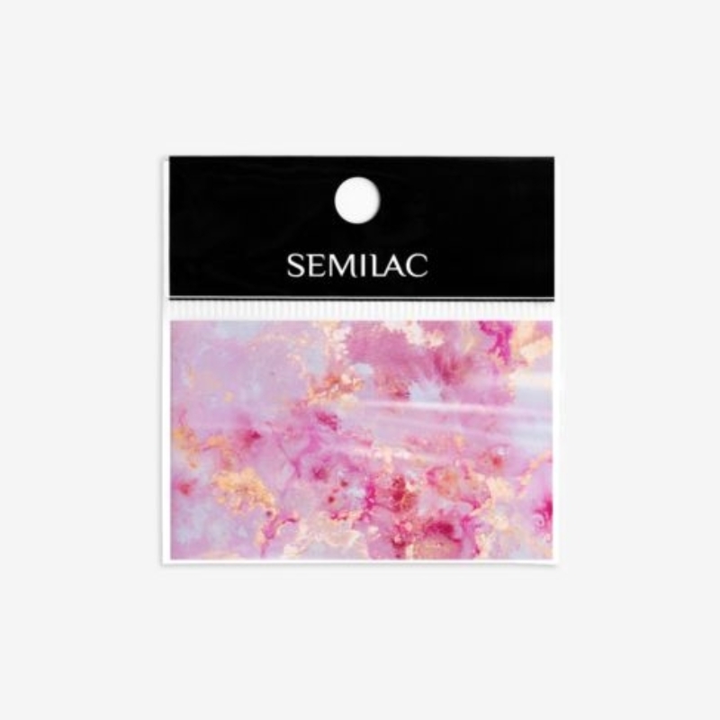 12 Semilac Transzfer fólia - Rose Gold Marble