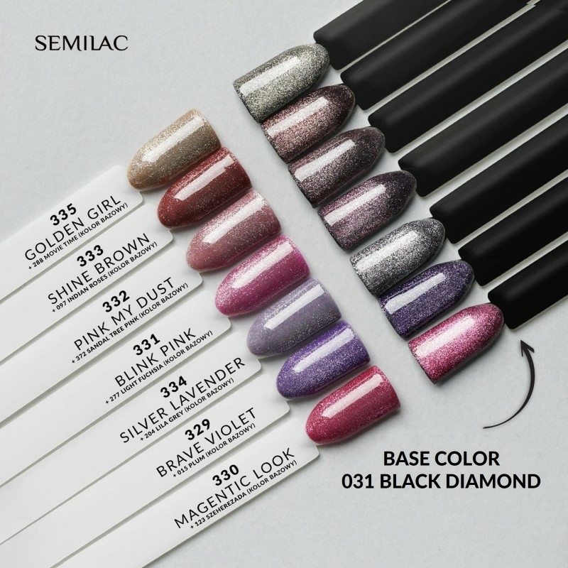 329 Semilac UV Hybrid gél lakk Brave Violet 7 ml