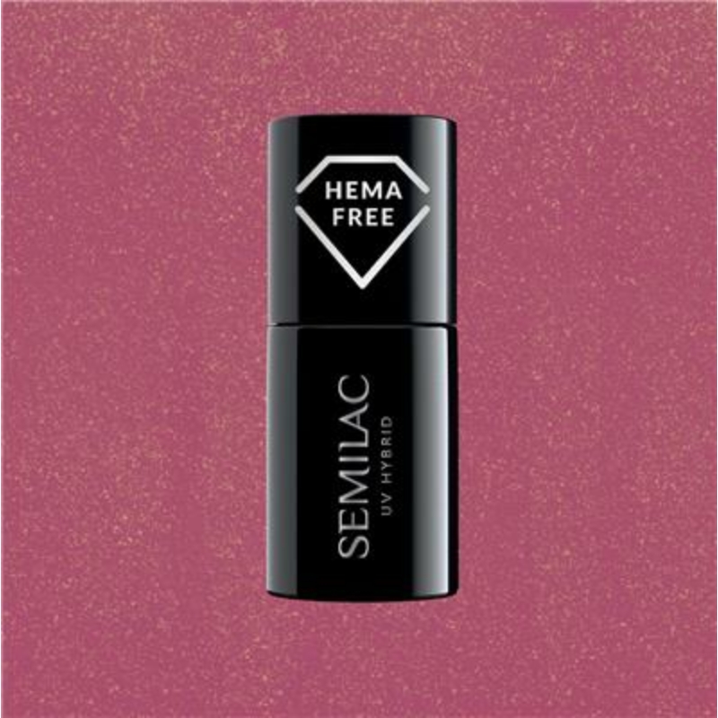 377 Semilac Uv Hybrid gél lakk Shimmer Stone Ruby 7 ml
