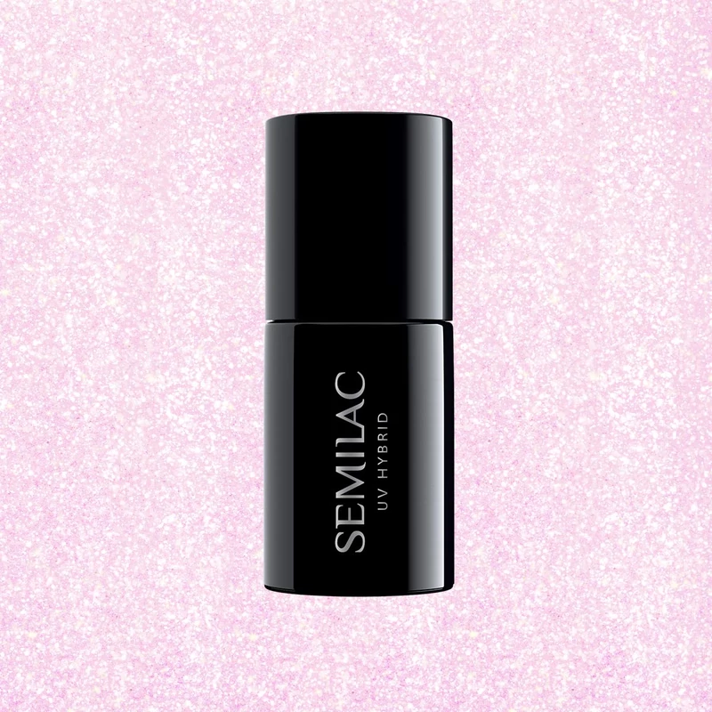 390 Semilac Uv Hybrid gél lakk - SPARK OF BARE LOVE 7 ML