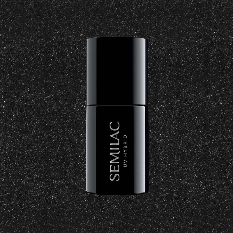 394 Semilac Uv Hybrid gél lakk - SPARKLING MIDNIGHT DATE 7 ML 