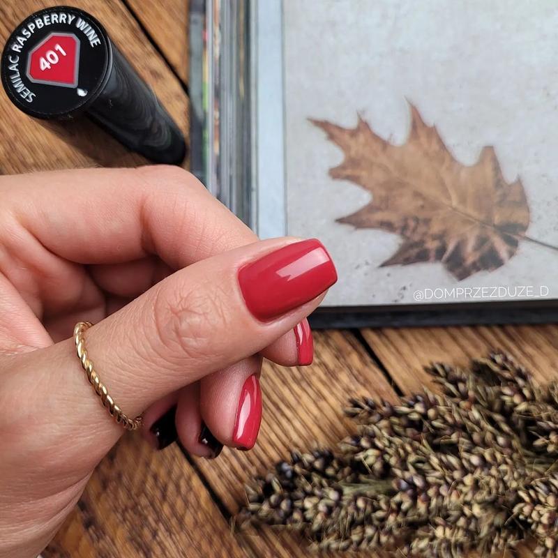 401 Semilac Uv Hybrid gél lakk - Raspberry Wine 7ml