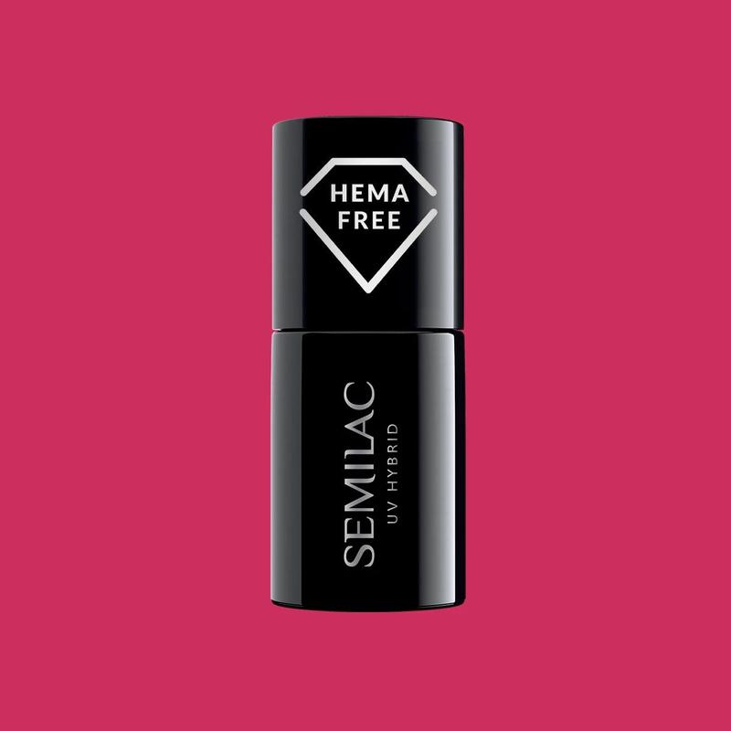 437 Semilac Uv Hybrid gél lakk - Warm Raspberry  7ml