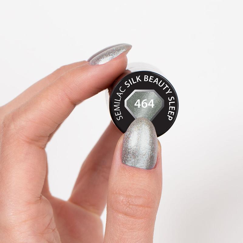 464 Semilac Uv Hybrid gél lakk - Silk Beauty Sleep  7ml