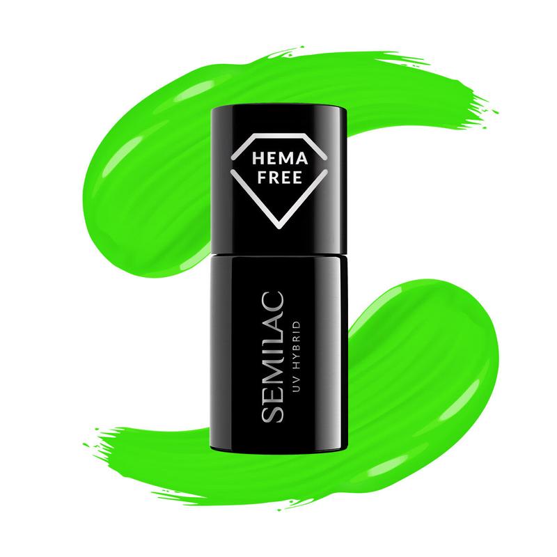 447 Semilac Uv Hybrid gél lakk - Loco Lime  7ml