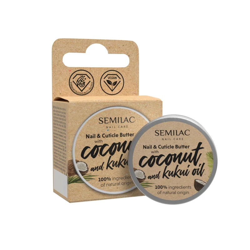 Semilac Kókuszos  Nail Care & Cuticle Butter 12g