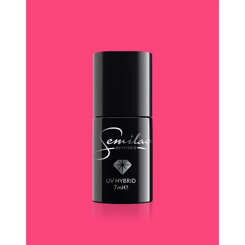 043 Semilac Uv Hybrid gél lakk Electric Pink 7ml