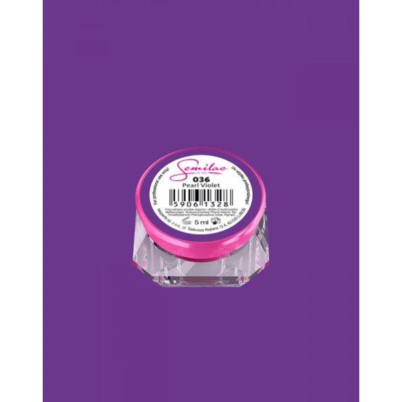 036 Színes Uv Zselé Pearl Violet 5ml