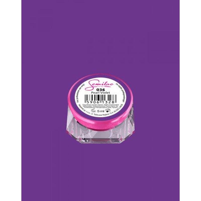 036 Színes Uv Zselé Pearl Violet 5ml