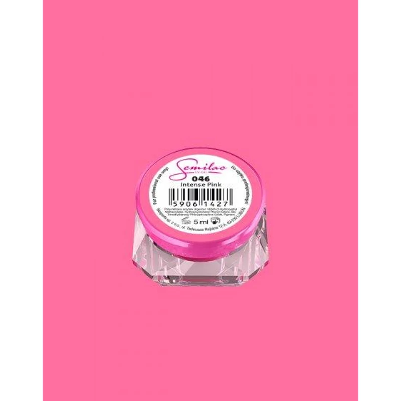 046 Színes Uv Zselé Semilac Intense Pink 5ml