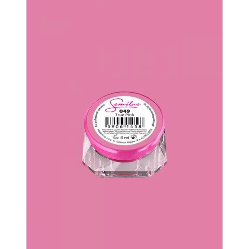 049 Színes Uv Zselé Semilac True Pink 5ml