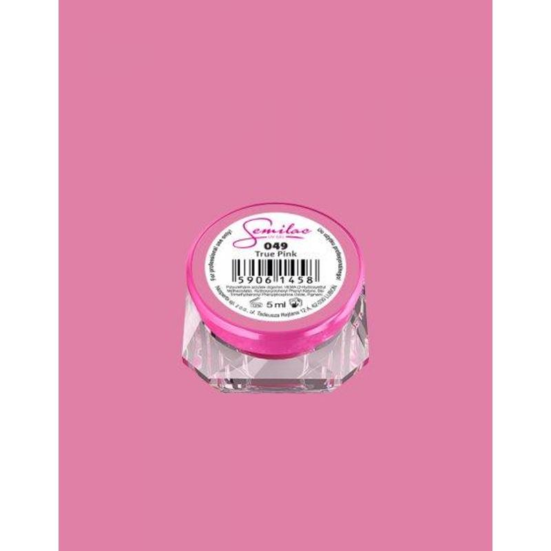 049 Színes Uv Zselé Semilac True Pink 5ml