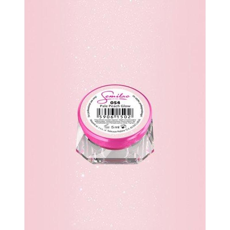 054 Színes Uv Zselé Semilac Pale Peach Glow 5ml