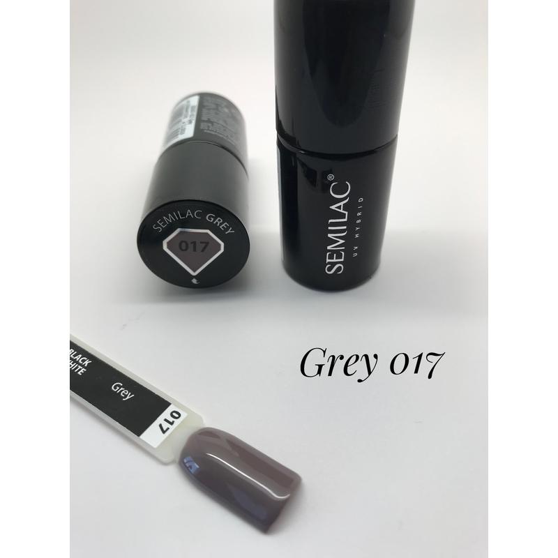 017 Semilac Uv Hybrid gél lakk Grey7ml
