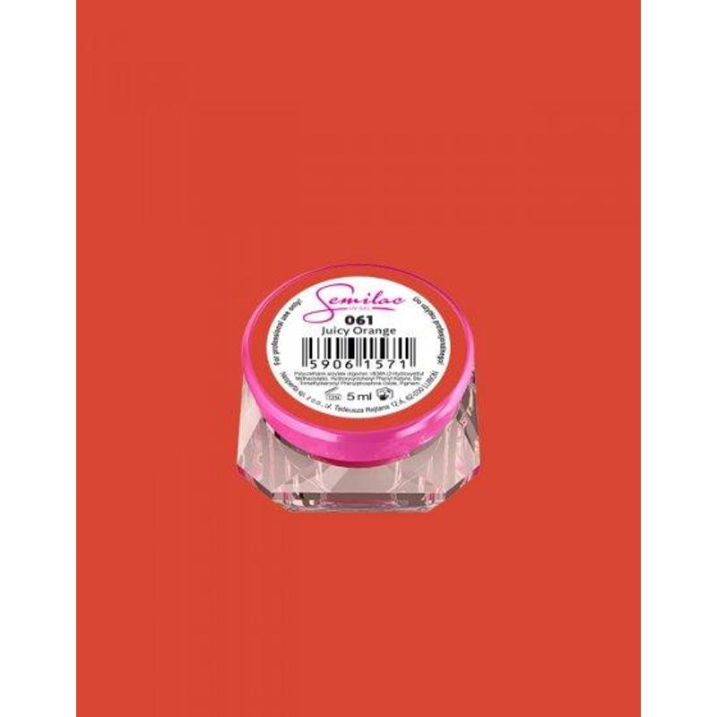 061 Színes Uv Zselé Semilac Juicy Orange 5ml