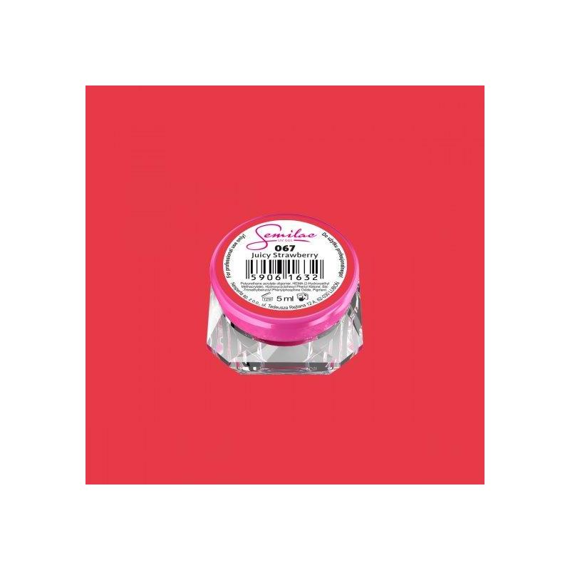 067 Színes Uv Zselé Semilac Juicy Strawberry 5ml