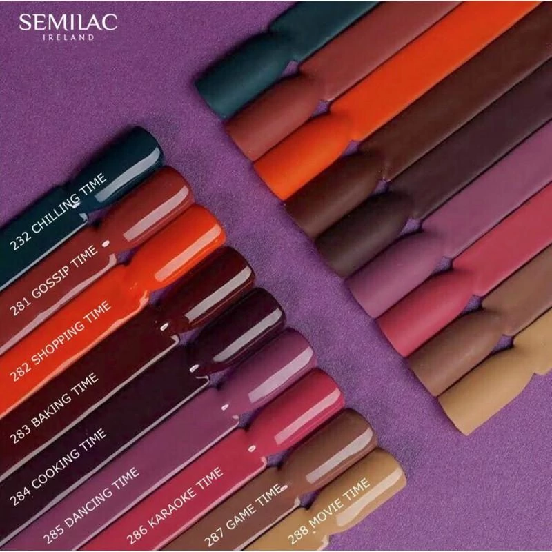 285 Semilac Uv Hybrid gél lakk Lets Meet - Dancing Time 7ml