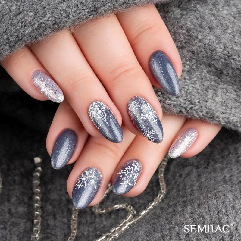107 Színes Uv Zselé Semilac Steel Grey 5ml