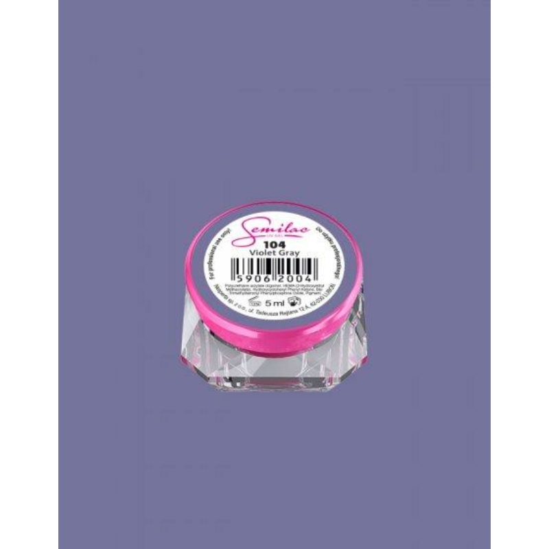 104 Színes Uv Zselé Semilac Violet Grey 5ml