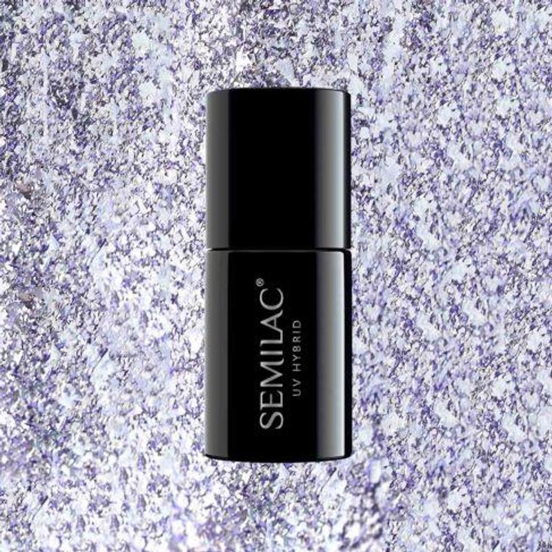 297 Semily Uv Hybrid gél lakk - Violet Shimmer 7ml