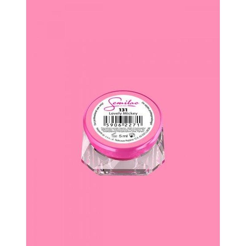 131 Színes Uv Zselé Semilac Lovely Mickey 5ml