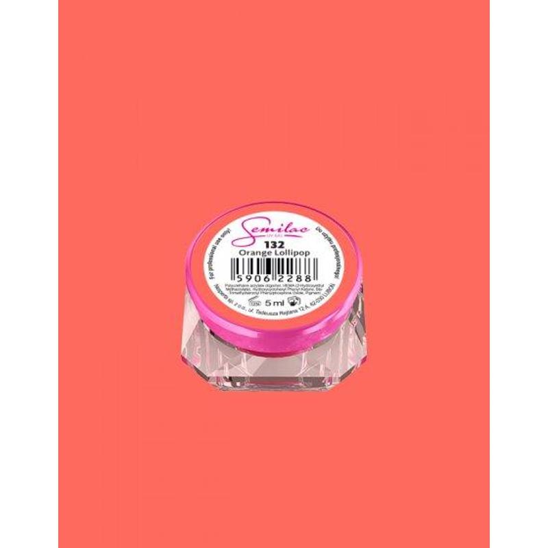 132 Színes Uv Zselé Semilac Orange Lollipop 5ml