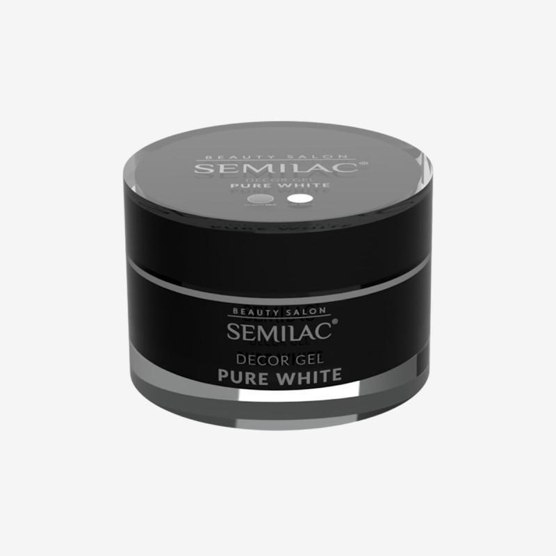 Semilac decor gel - Pure White  15ml