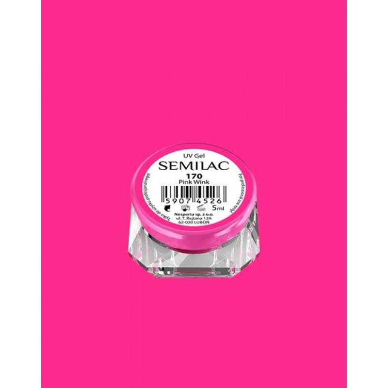 170 Színes Uv Zselé Semilac Pink Wink 5ml