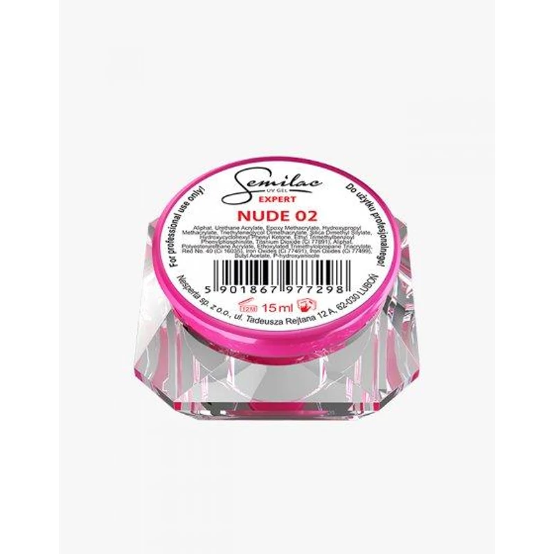 Semilac Uv Építő Zselé Expert Nude 2 15ml