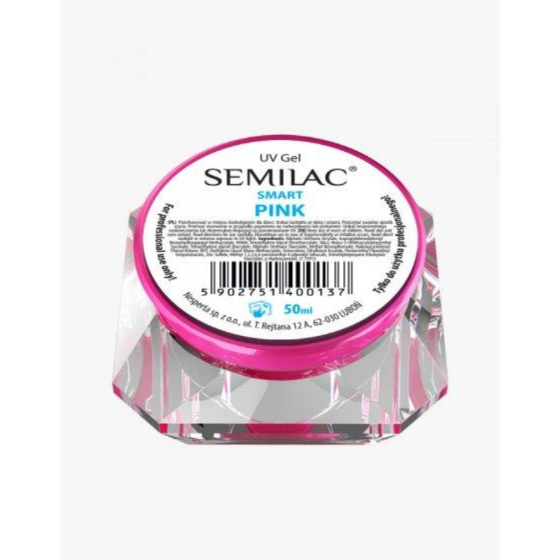 Semilac Uv Építő Zselé Smart Pink 50ml