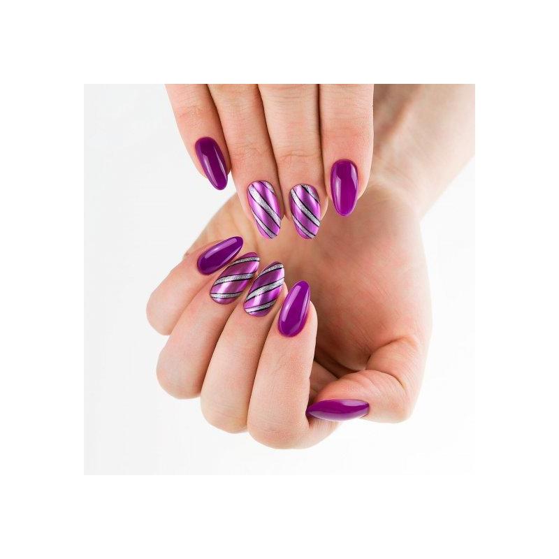 247 Semilac Metallic Effect Pink