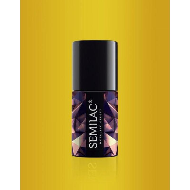 252 Semilac Metallic Effect Gold
