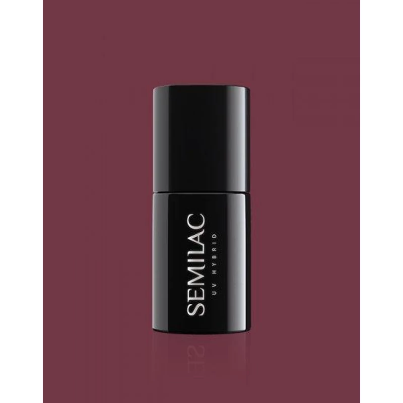 527 Semilac Uv Hybrid gél lakk Legendary Six by Margaret Burgundy 7ml