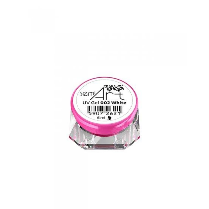 002 Semi Art Uv Díszítő Zselé White 5ml
