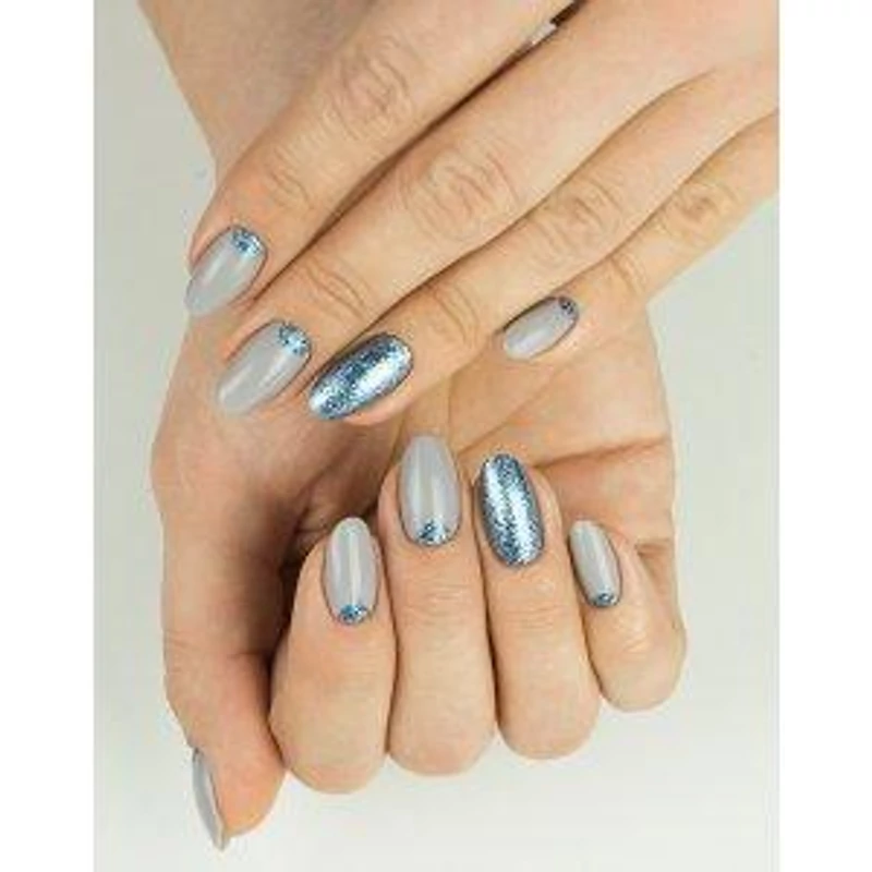 255 Semilac Uv Hybrid gél lakk Platinum Silver Blue 7ml