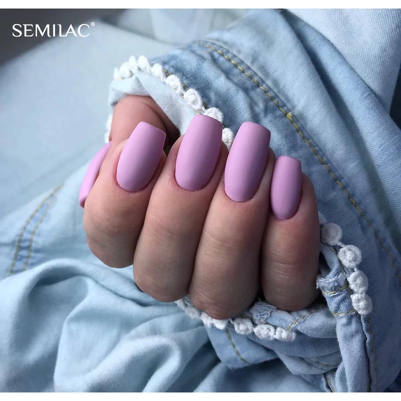 058 Semilac Uv Hybrid gél lakk Heather Gray 7ml